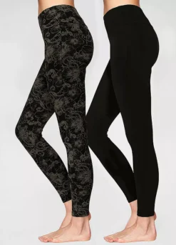 H.I.S Pack Of 2 Leggings -Lascana Outlet Shop H.I.S Pack of 2 Leggings43756405FRSP W02