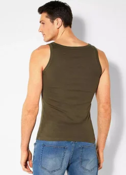 H.I.S Pack Of 2 Tank Tops -Lascana Outlet Shop H.I.S Pack of 2 Tank Tops53991066FRSP W03