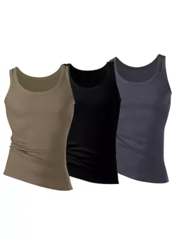 H.I.S Pack Of 3 Muscle Vests -Lascana Outlet Shop H.I.S Pack of 3 Muscle Vests349793FRSP