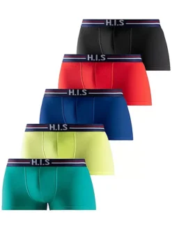 H.I.S Pack Of 5 Striped Hipster