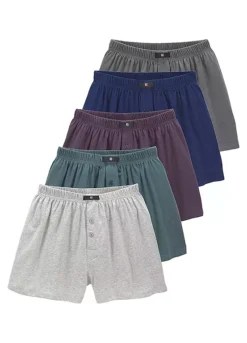 H.I.S Pack Of 5 Wide Boxer Shorts 8 H.I.S Pack Of 5 Wide Boxer Shorts -Lascana Outlet Shop H.I.S Pack of 5 Wide Boxer Shorts30139924FRSC