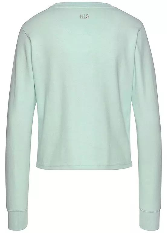 H.I.S Piped Trim Sweatshirt 4 H.I.S Piped Trim Sweatshirt - Image 4