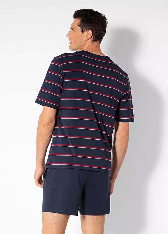 H.I.S Stripe Shorty Pyjamas 3 H.I.S Stripe Shorty Pyjamas - Image 3