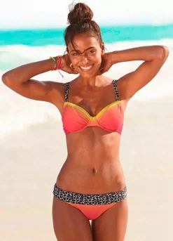 KangaROOS Batik Print With Leopard Accent Underwired Bikini -Lascana Outlet Shop KangaROOS Batik Print with Leopard Accent Underwired Bikini763866FRSP