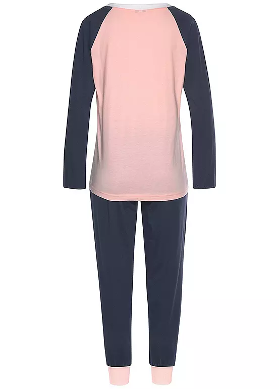 KangaROOS Logo Print Long Pyjamas 3 KangaROOS Logo Print Long Pyjamas - Image 3