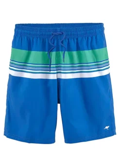 KangaROOS Striped Long Swimming Shorts -Lascana Outlet Shop KangaROOS Striped Long Swimming Shorts867273FRSC