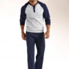 Le Jogger Pack Of 2 Raglan Sleeve Long Pyjamas