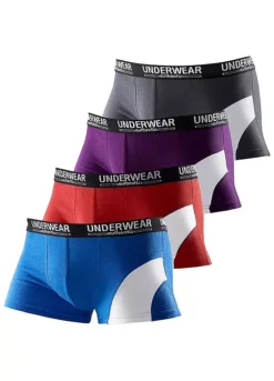 Le Jogger Pack Of 4 Boxers -Lascana Outlet Shop Le Jogger Pack of 4 Boxers390920FRSC