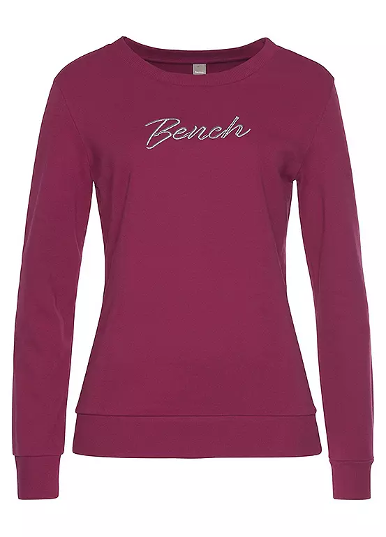 Bench Logo Print Round Neck Sweatshirt 2 Bench Logo Print Round Neck Sweatshirt - Image 2