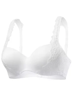 Nuance Lace Trim Underwired Bra -Lascana Outlet Shop Nuance Lace Trim Underwired Bra387344FRSC