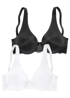 Nuance Pack Of 2 T-Shirt Bras -Lascana Outlet Shop Nuance Pack of 2 T Shirt Bras868582FRSC