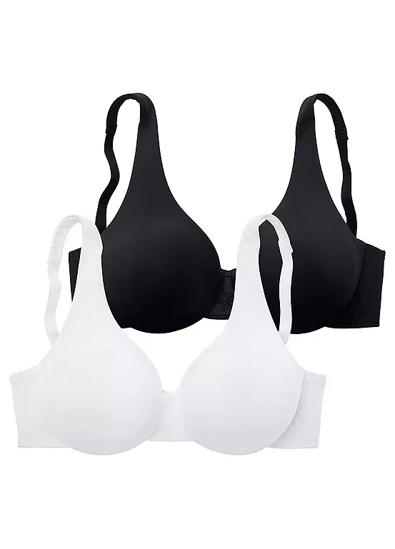 Nuance Pack Of 2 Underwired T-Shirt Bras 4 Nuance Pack Of 2 Underwired T-Shirt Bras - Image 4