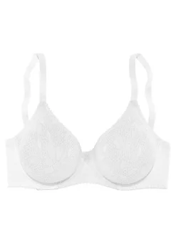 Nuance Underwired Floral Lace T-Shirt Bra -Lascana Outlet Shop Nuance Underwired Floral Lace T Shirt Bra764933FRSC