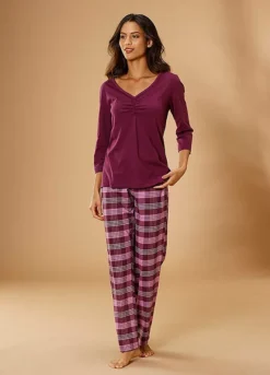 Petite Fleur Check Pyjamas