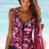 Petite Fleur Floral Print Swimsuit