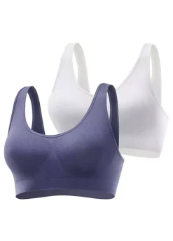 Petite Fleur Pack Of 2 Bralets -Lascana Outlet Shop Petite Fleur Pack of 2 Bralets61898964FRSC