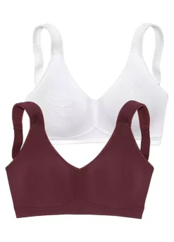 Petite Fleur Pack Of 2 Seamless Bras -Lascana Outlet Shop Petite Fleur Pack of 2 Seamless Bras15228230FRSC