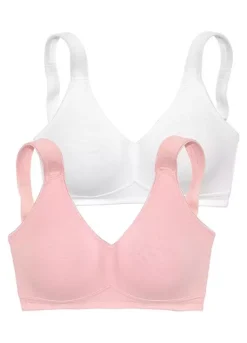 Petite Fleur Pack Of 2 Seamless Bras -Lascana Outlet Shop Petite Fleur Pack of 2 Seamless Bras217275FRSC