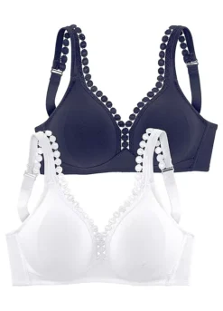 Petite Fleur Pack Of 2 Soft Bras