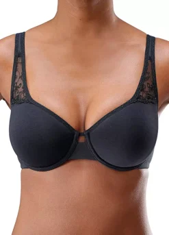 Petite Fleur Pack Of 2 Underwired Cotton T-Shirt Bras -Lascana Outlet Shop Petite Fleur Pack of 2 Underwired Cotton T Shirt Bras589486FRSP W02