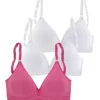 Petite Fleur Pack Of 3 Non-Wired Triangle Bras
