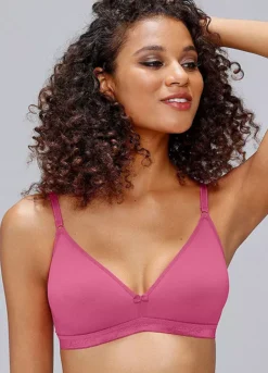 Petite Fleur Pack Of 3 Non-Wired Triangle Bras -Lascana Outlet Shop Petite Fleur Pack of 3 Non Wired Triangle Bras67224227FRSP W03