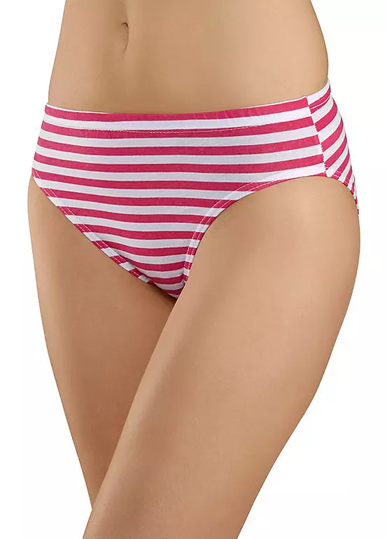 Petite Fleur Pack Of 6 High Leg Briefs 3 Petite Fleur Pack Of 6 High Leg Briefs - Image 3