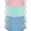 Petite Fleur Pack Of 6 Midi Briefs