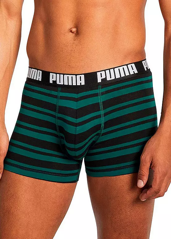 Puma Pack Of 2 Logo Print Boxers 2 Puma Pack Of 2 Logo Print Boxers - Image 2