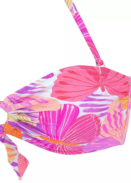 Sunseeker Butterfly Print Bandeau Bikini Top 4 Sunseeker Butterfly Print Bandeau Bikini Top - Image 4