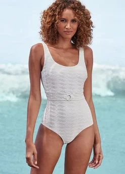 Sunseeker ’Loretta’ Swimsuit With Decorative Belt -Lascana Outlet Shop Sunseeker Loretta Swimsuit with Decorative Belt31750218FRSP