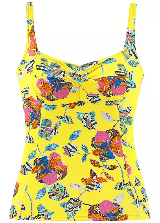 Sunseeker Patchwork Floral Print Underwired Tankini Top 5 Sunseeker Patchwork Floral Print Underwired Tankini Top - Image 5