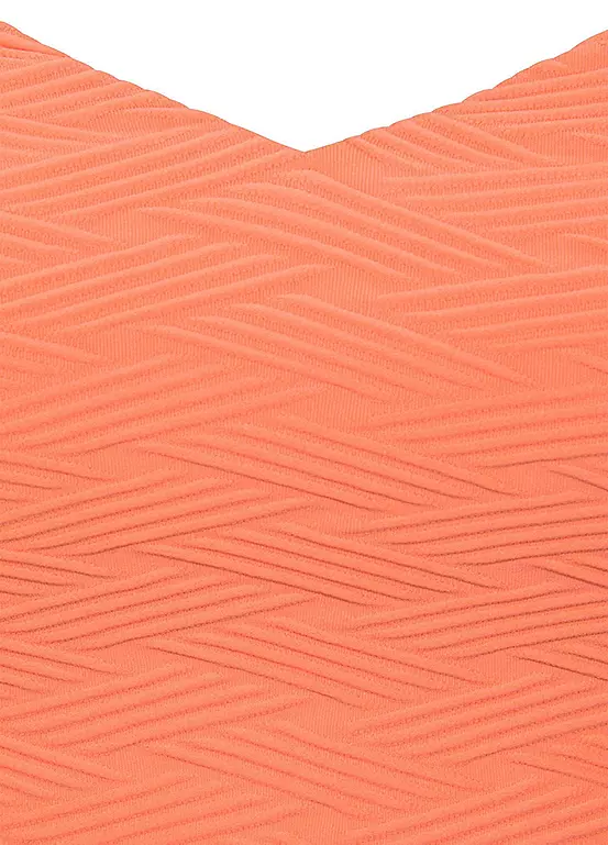 Sunseeker Textured Pattern Cropped Bikini Top 4 Sunseeker Textured Pattern Cropped Bikini Top - Image 4