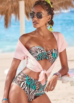 Venice Beach Animal Print High Waist Bikini Bottoms -Lascana Outlet Shop Venice Beach Animal Print High Waist Bikini Bottoms17373854FRSP W01