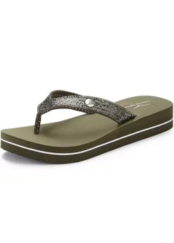 Venice Beach Glitter Flip Flops