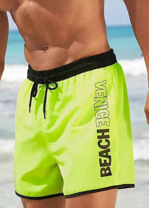 Venice Beach Logo Print Swimming Shorts -Lascana Outlet Shop Venice Beach Logo Print Swimming Shorts48674058FRSP