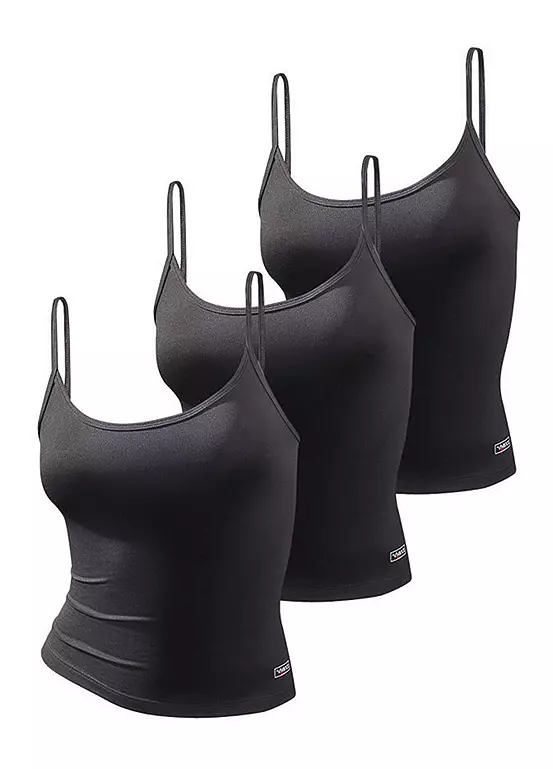 Vivance Active Pack Of 3 Vest Tops 1 Vivance Active Pack Of 3 Vest Tops