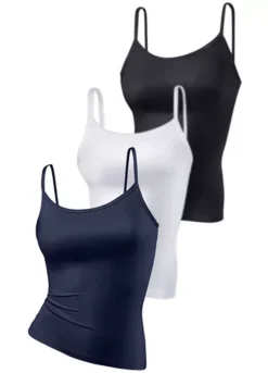 Vivance Active Pack Of 3 Vest Tops 7 Vivance Active Pack Of 3 Vest Tops -Lascana Outlet Shop Vivance Active Pack of 3 Vest Tops408119FRSC