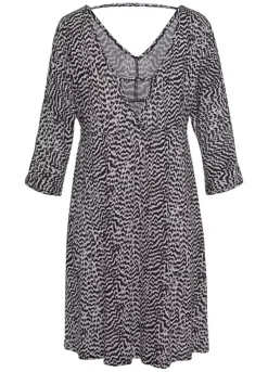 Vivance Animal Print Jersey Dress -Lascana Outlet Shop Vivance Animal Print Jersey Dress65751140FRSC W01