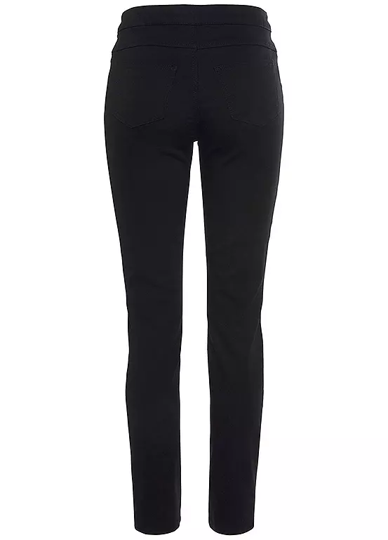 Vivance Decorative Zip Jeggings 5 Vivance Decorative Zip Jeggings - Image 5