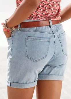 Vivance Denim Shorts -Lascana Outlet Shop Vivance Denim Shorts16987734FRSP W01