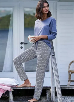 Vivance Dreams All-Over Printed Pyjama Bottoms -Lascana Outlet Shop Vivance Dreams All Over Printed Pyjama Bottoms57507115FRSP W02