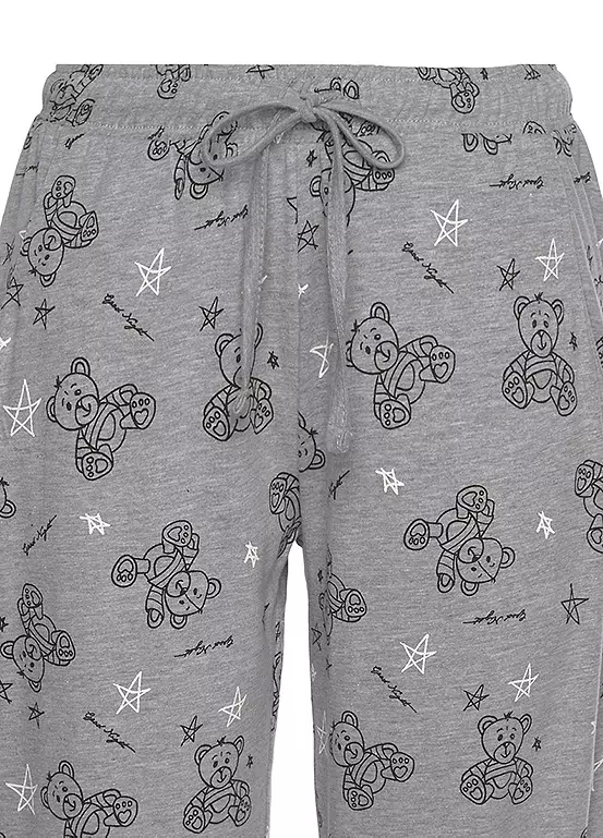 Vivance Dreams Bear Print Pyjamas 4 Vivance Dreams Bear Print Pyjamas - Image 4
