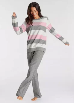 Vivance Dreams Block Stripe Pyjamas