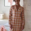 Vivance Dreams Checked Flannel Nightshirt