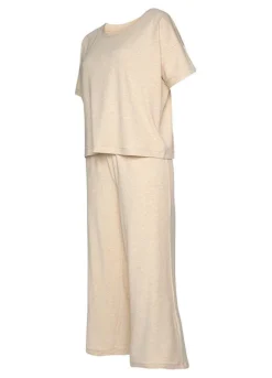 Vivance Dreams Cropped Wide Leg Pyjamas 8 Vivance Dreams Cropped Wide Leg Pyjamas -Lascana Outlet Shop Vivance Dreams Cropped Wide Leg Pyjamas75006843FRSC W02