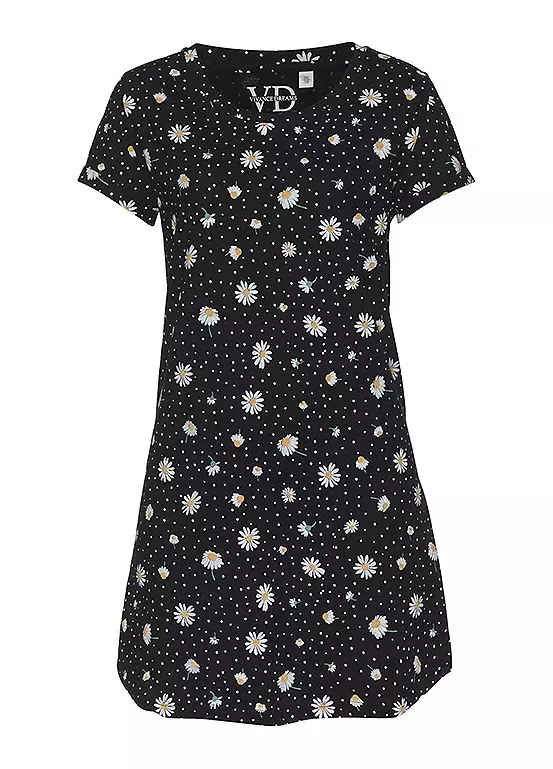 Vivance Dreams Daisy Print Nightgown 2 Vivance Dreams Daisy Print Nightgown - Image 2