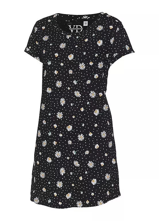 Vivance Dreams Daisy Print Nightgown 5 Vivance Dreams Daisy Print Nightgown - Image 5