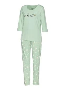 Vivance Dreams Daisy Print Pyjamas -Lascana Outlet Shop Vivance Dreams Daisy Print Pyjamas46432308FRSC W02