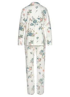 Vivance Dreams Floral Print Pyjamas -Lascana Outlet Shop Vivance Dreams Floral Print Pyjamas60559542FRSC W01